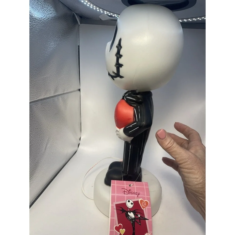 Jack Skellington 14" Valentine‎ Blow Mold Nightmare Before Christmas NEW - Picture 11 of 14